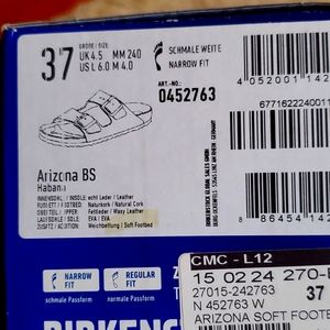 Birkenstock size 37 Arizona soft footed